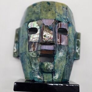 Vintage Multi Color Mask On Black Base